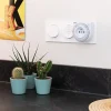 Otio Prise Étanche-Lot de 2 programmateurs mécaniques - Blanc -