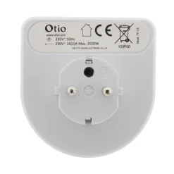 Otio Prise Étanche-Lot de 2 programmateurs mécaniques - Blanc -