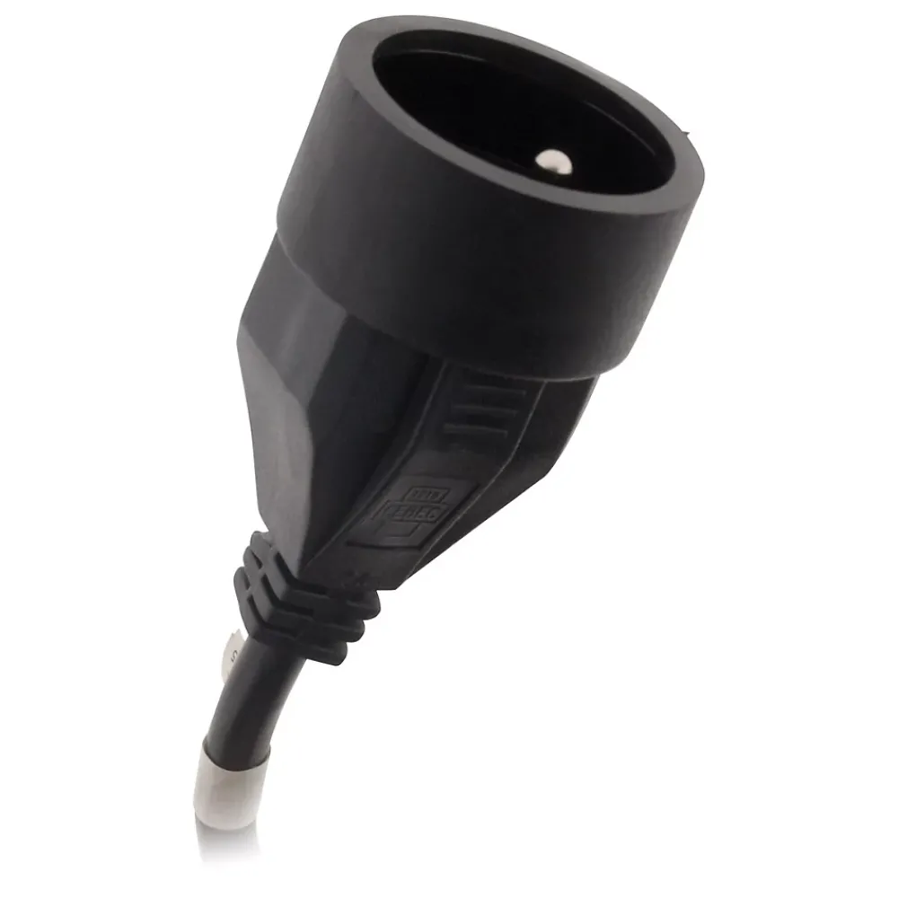 Zenitech Rallonge Électrique-Lot de 3 prolongateurs 16A HO5VV-F 3G1,5mm² - Noir 3m -