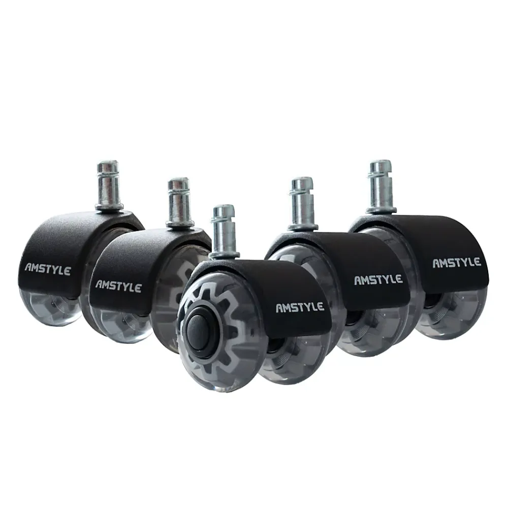 Finebuy Roulette Et Roue-Lot de 5 Roulettes Universelles Robustes à Roulement Moderne Pivotant