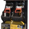 Caterpillar LOT DE 2 SANGLES D' ARRIMAGE A CLIQUET AVEC CROCHETS