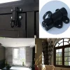 Deko Lot de 2 serrures de porte en aluminium, serrures de fenêtre, porte-fenêtre, anneau antivol, serrure de porte en aluminium