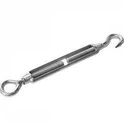 Linxor Tendeur, Sandow Et Élastique-Lot de 5 tendeurs de fil réglables en acier inoxydable - Crochet et oeillet - M6 -