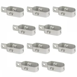 Linxor Lot de 10 tendeurs en acier galvanisé N2 pour fil de grillage -
