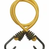 Thirard Lot de 2 tendeurs en caoutchouc à crochets, 8mmx60cm, jaune -