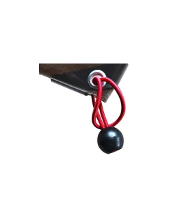 Thirard Tendeur, Sandow Et Élastique-Lot de 4 tendeurs en caoutchouc à boules, 4mmx40cm, rouge -