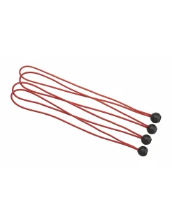 Thirard Tendeur, Sandow Et Élastique-Lot de 4 tendeurs en caoutchouc à boules, 4mmx40cm, rouge -