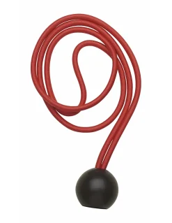 Thirard Tendeur, Sandow Et Élastique-Lot de 4 tendeurs en caoutchouc à boules, 4mmx40cm, rouge -