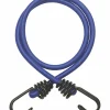 Thirard Lot de 2 tendeurs en caoutchouc à crochets, 8mmx80cm, bleu -