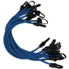 Linxor Sangle-Lot de 10 tendeurs sandows sécurisés et normés - Bleu -