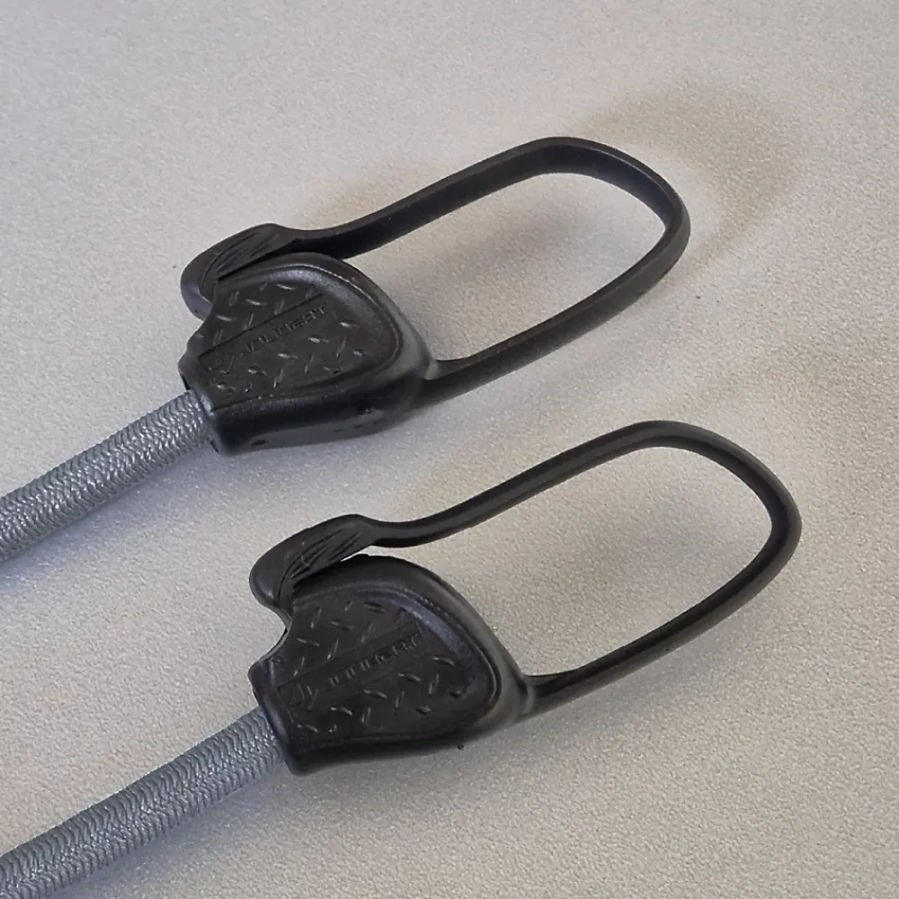 Linxor Sangle-Lot de 10 tendeurs sandows sécurisés et normés avec passant piton - Gris -