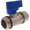 Monmobilierdesign Vanne D'Arrêt-Lot de 5 Vanne à bille sphérique 1/2"x16 pour tube PER diam16 Bleu