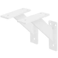 Ml-Design Equerre De Fixation-Lot 2 Equerres d'Etagere suspendue support mural en aluminium