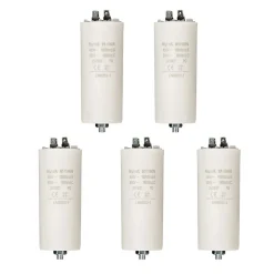 Nedis LOT 5 x Condensateur 60MF 60 MF 450V 5060 HZ Condo Moteur Cosses