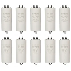 Nedis Fusible-LOT 10 x Condensateur 50.0UF 450 V à Cosses CONDO 50MF