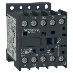 Schneider Electric Lp4k09008bw3 Schneider - Contacteur Inverseur Tétrapolaire - 2no+2nf - 20a - Bobine 24vcc - Vis