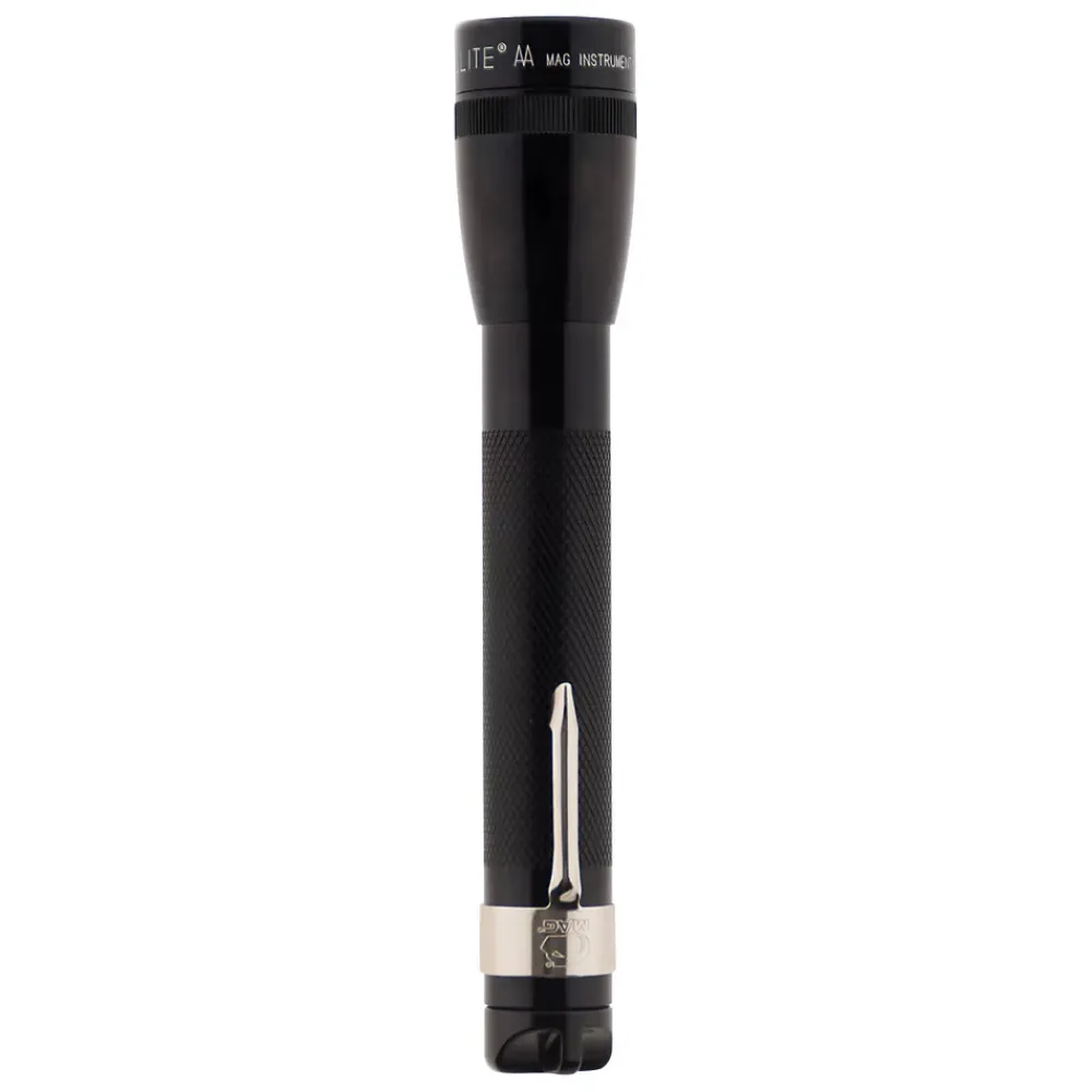 Maglite Lampe Torche-Lampe torche Mini R6 + Accessoires livrés en blister - Noir