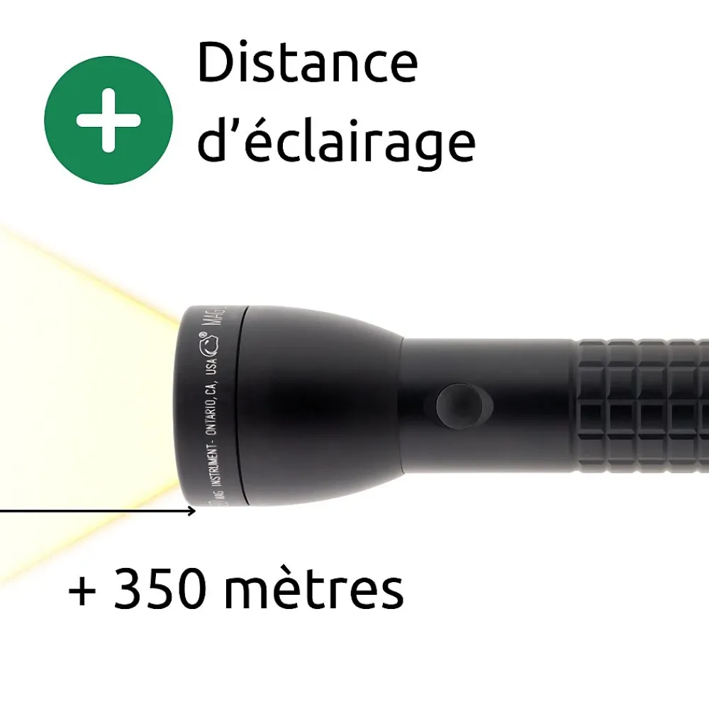 Maglite Lampe Torche-ML300LX Lampe torche LED 2x piles D - Noir