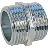 Somatherm for you Mamelon égal laiton chromé double mâle 20/27 (3/4"), lot de 2