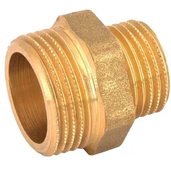 Monmobilierdesign Mamelon laiton réduit mâle mâle à visser diam 3/8" x 1/2" - à l'unité