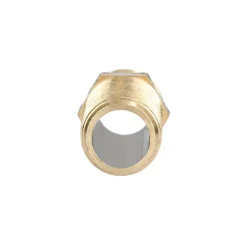 Garis Mamelon long double mâle 40mm 15/21 laiton - - D04103B