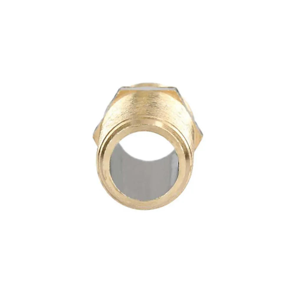 Garis Mamelon long double mâle 40mm 15/21 laiton - - D04103B