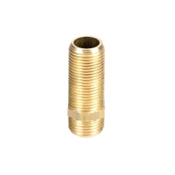 Garis Mamelon long double mâle 40mm 15/21 laiton - - D04103B