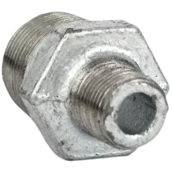 EE Odlewnia Mamelon réduit fonte galvanisée - 20x27mm (3/4'') - 12x17mm (3/8'')