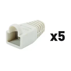Erard Manchon RJ45 mâle gris vendu par 5 pièces