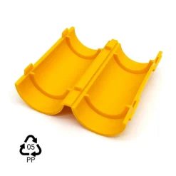 D-Work 20 Manchons de Raccordement pour Gaine Electrique et Tube D. 20 mm x L. 50 mm (Jaune) - 100% Français -