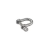 Vis Express Crochet À Visser-Manille Droite Forgée axe imperdable Inox A4 Diamètre 6 - 5 pièces