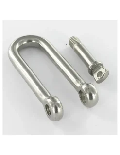 Vis Express Manille Droite Longue Forgée Inox A4 Diamètre 5 - 1 pièce