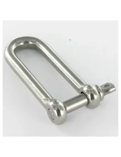 Vis Express Manille Droite Longue Forgée Inox A4 Diamètre 6 - 2 pièces