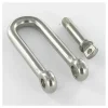 Vis Express Crochet À Visser-Manille Droite Longue Forgée Inox A4 Diamètre 6 - 5 pièces