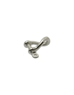 Vis Express Crochet À Visser-Manille TORSE Forgée Inox A4 Diamètre 6 - 5 pièces