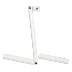 PROTECTA Accessoire Pour Volet, Fenêtre Et Portail-Manivelle en acier blanc ronde