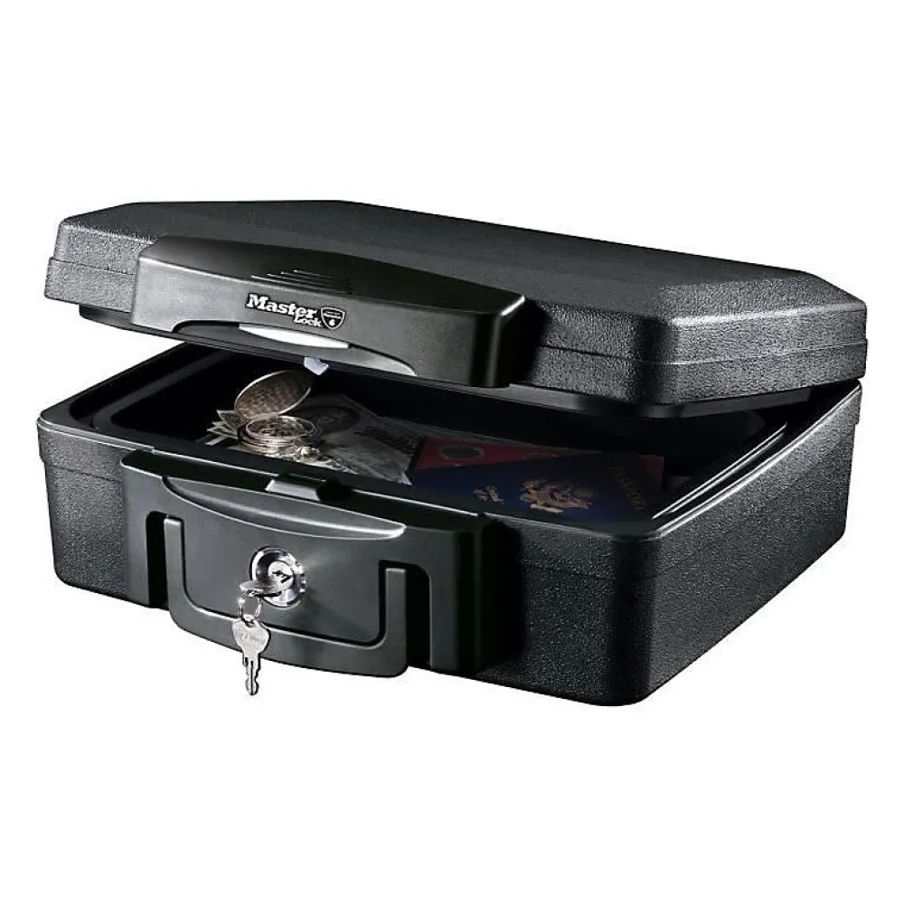 Master Lock Coffre-Fort-Malette de sécurité / Coffre fort - Anti feu et étanche - Format S - 4,9L
