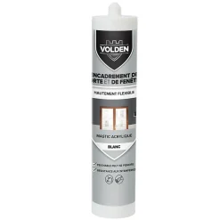 Volden Mastic acrylique porte et fenêtre blanc 280ml