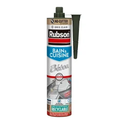 Rubson Mastic, Cartouche Joint Et Silicone-Mastic bain et cuisine béton 280ml