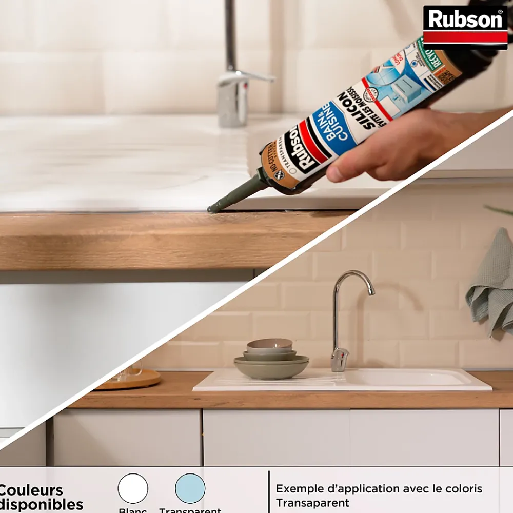 Rubson Mastic bain et cuisine 280ml