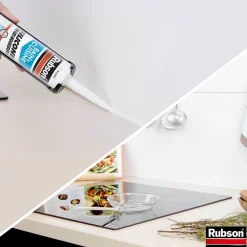 Rubson Mastic bain et cuisine 2x280ml