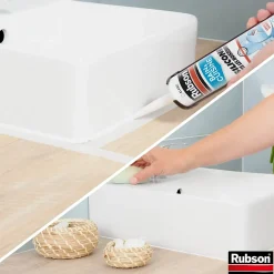 Rubson Mastic bain et cuisine 2x280ml