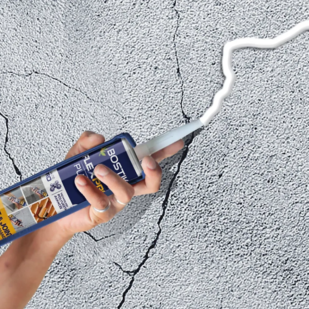 Bostik Mastic, Cartouche Joint Et Silicone-Mastic colle haute performance Flexpro pu 511 en lot de 3, 300 ml blanc