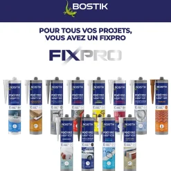 Bostik Mastic, Cartouche Joint Et Silicone-Mastic colle métal et inox 290 ml