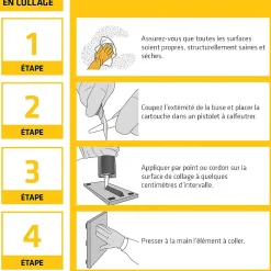 Sika Mastic colle tout en un flex 11FC,
