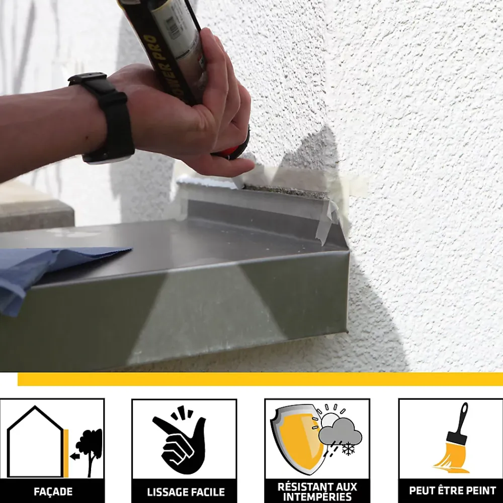 Sika Mastic d'étanchéité Seal 184 maçonnerie 300ml
