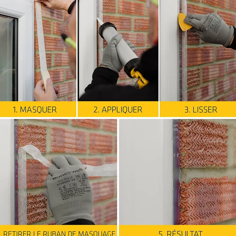 Sika Mastic d'étanchéité Seal 184 maçonnerie 300ml