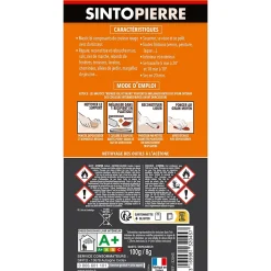 Sinto Mastic, Cartouche Joint Et Silicone-Mastic polyester pierre rouge en tube de 66 ml