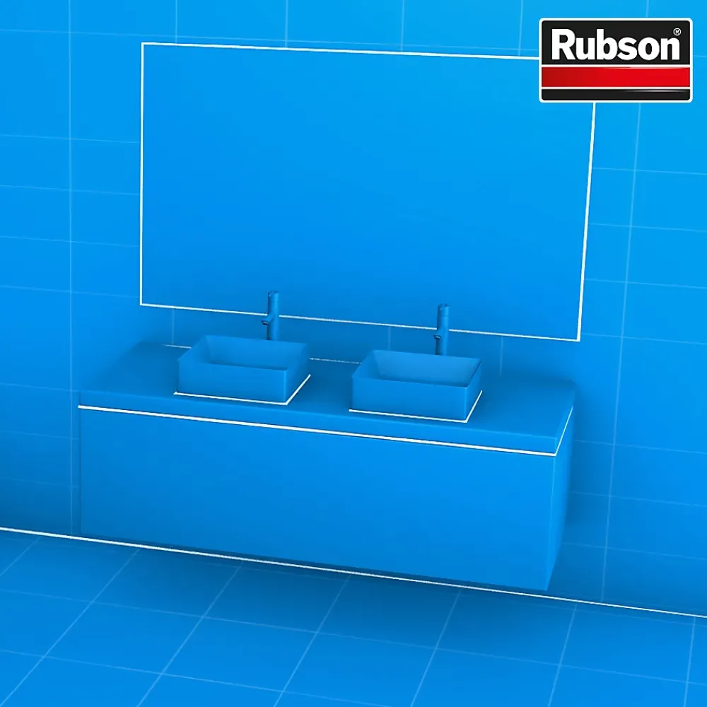 Rubson Mastic, Cartouche Joint Et Silicone-Mastic Sanitaire Je Jointe blanc tube 50ml