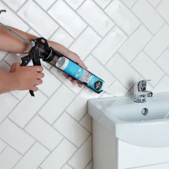 Volden Mastic silicone acétoxy cuisine et salle de bain blanc 280ml